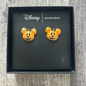 Disney Orange Mickey Pumpkin Earrings